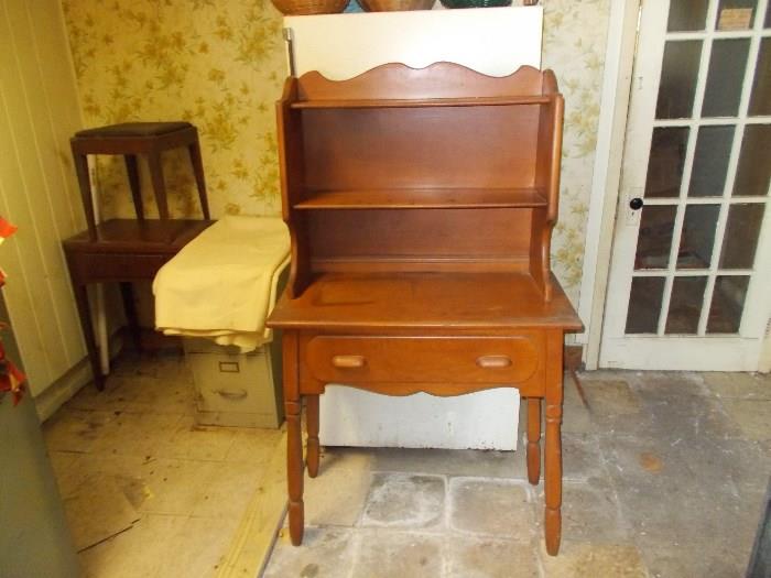 Early American 'type" Hutch with 3 Shelves and 1 Drawer - Unusual Size!!!!!!!!