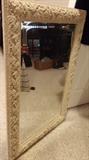 Large shabby mirror, ornate frame