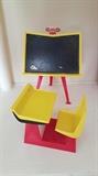 Topper Miniature Dollhouse Chalkboard and Desk
