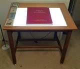Hamilton Back-Lit Table - Great for Artists!