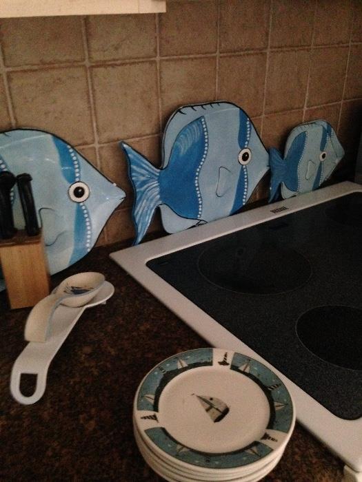 Adorable fish plates