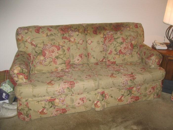 Floral sofa    $175