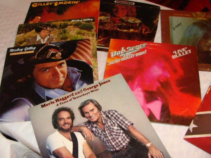 Just a few of the many, many awesome Vintage Vinyl Albums featured in this estate!