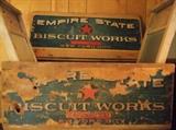 Empire State biscuit works wooden box