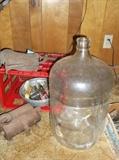 Large glass jug