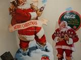 Santa Coca-Cola signs