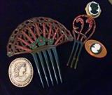 Beautiful old hair adornments