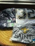 Many Collegiate and NFL Shirts, caps and more