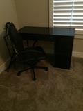 desk and chair