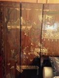 Beautiful wood carved room divider - truly unique!