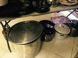 MORE LARGE COOKING POTS - some enamel