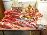 Large Assortment of Vintage Toys; including a 1940's Radio Flyer Wagon, Hubley Race Cars,  Fire Trucks and many, many more!