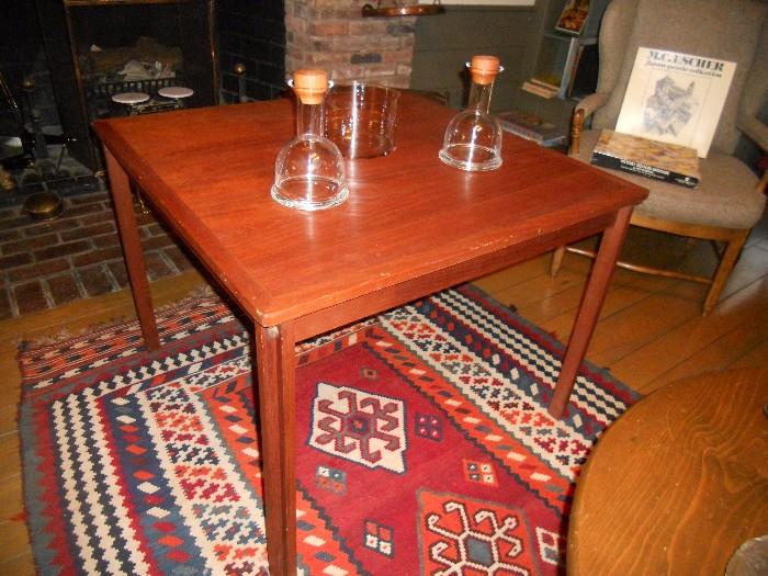 Signed Danish Modern teak table