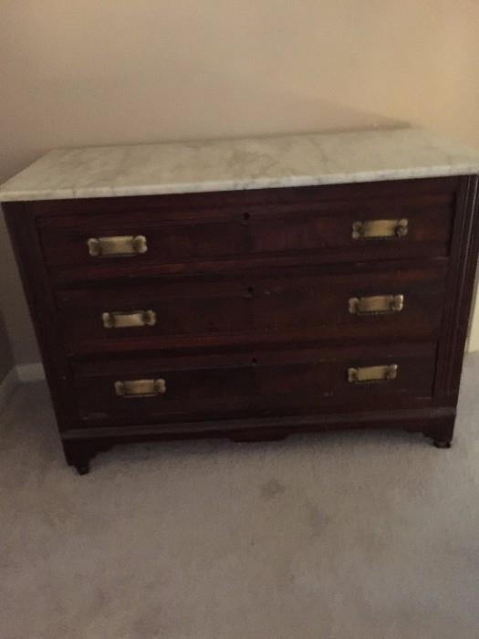 marble top chest