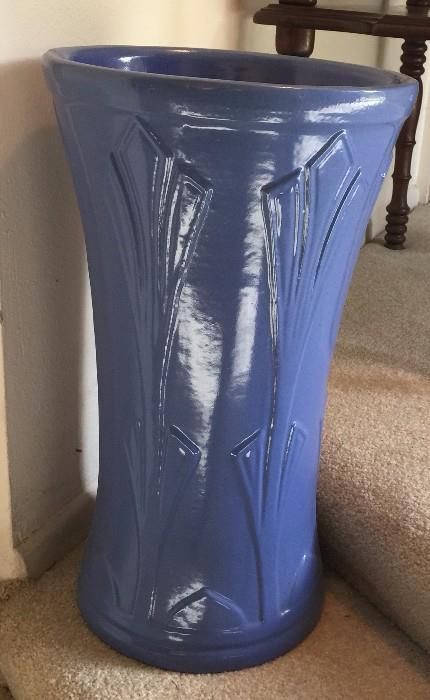 Large Blue Vase