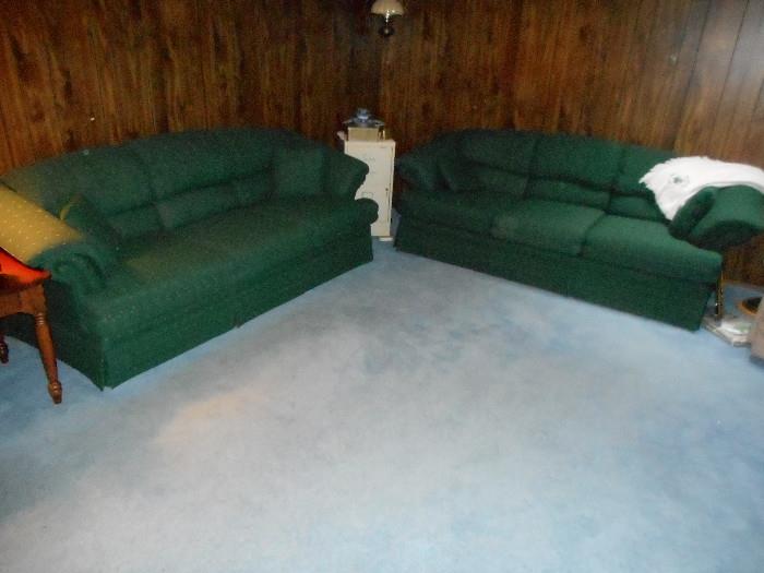 Matching sofa's