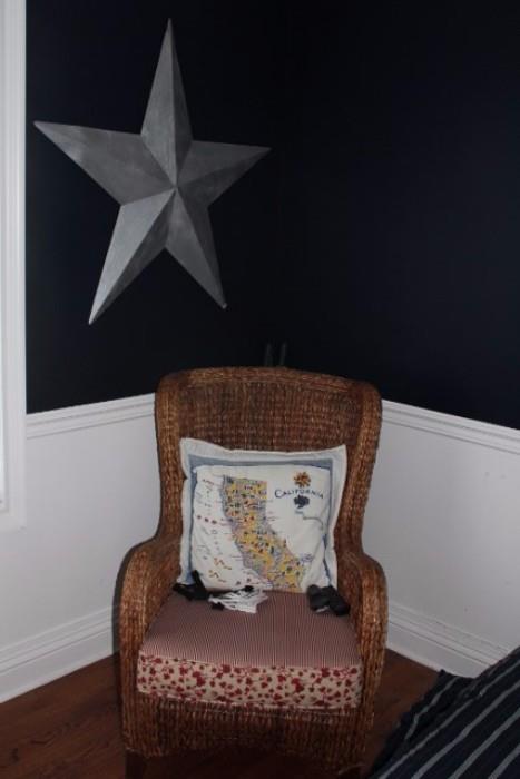 Wicker Chair & Star