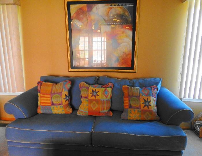 Sofa, wall picture