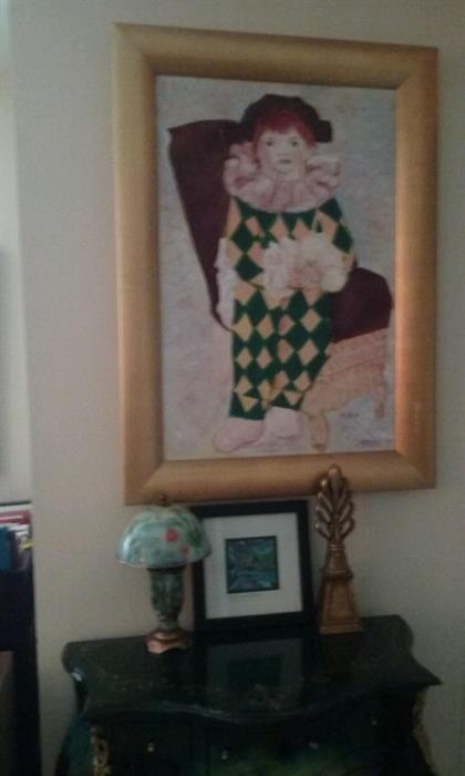 Picasso Replica
Oil Painting
Harlequin Clown
