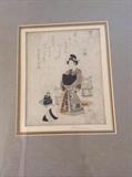 Antique Japanese Woodblock