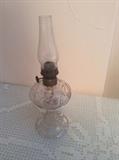Antique miniature lamp in Bullseye
