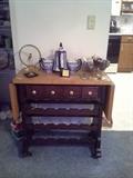 Buffet and wine rack - Retro clock
