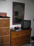 File cabinet, dresser/mirror