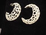 Sterling hoop earings