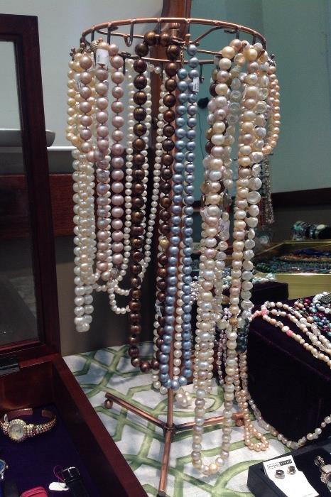 Pearl Strand Necklaces