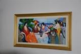 Large Itzchak Tarkay  seriograph hand signed Artist proof