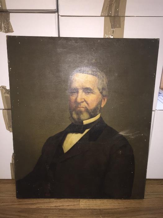 Oil Painting of Fredrick Billings born 1823-1890