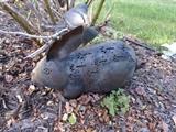 Metal Bunny Garden Decor