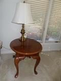 Oval End Table