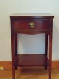 mahogany side table
