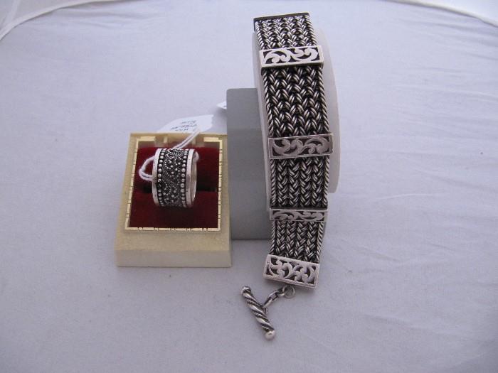 lois hill ring and bracelet