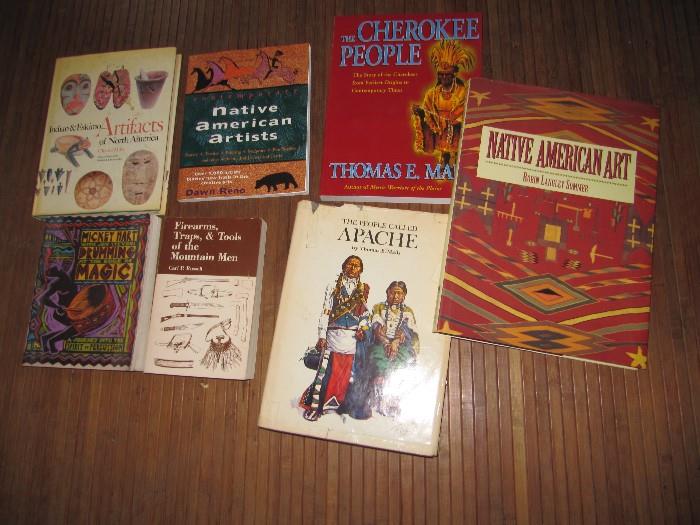 Nice selection of Native American reference books