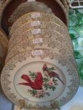 The Lenox Garden Bird Plate Collectio -fine ivory china