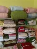 Blankets, place mats, sheets, etc
