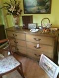 Six drawer fruitwood provincial dresser