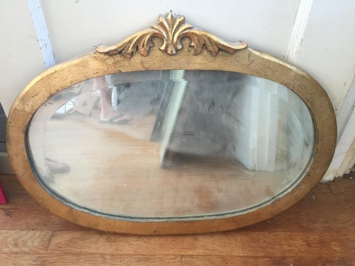 Nice gilt antique mirror