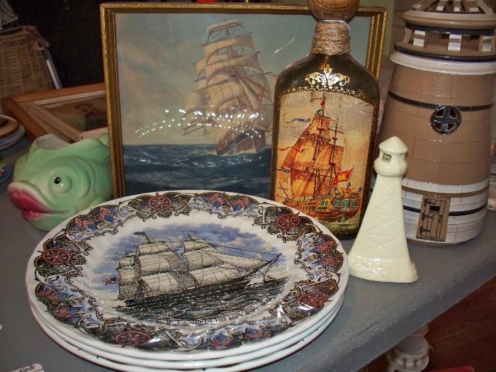 Small selection of Nautical and Lighthouse Decor