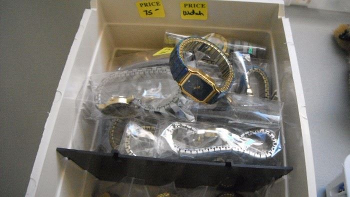 Wide assortment of gemstone watches, disregard retail prices