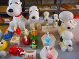 1950's and 1960's salesman sample Peanuts cookie jars and banks