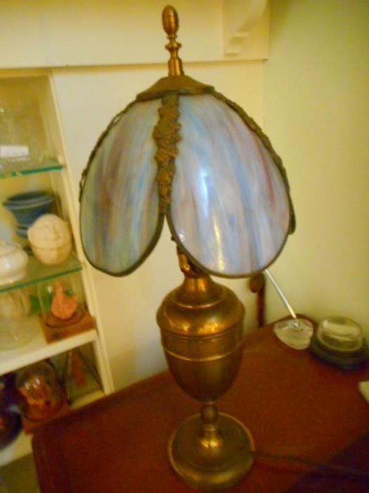 Vintage copper  and brass lamp