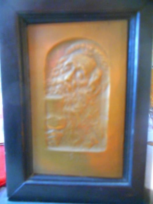 Antique Jewish plaque
