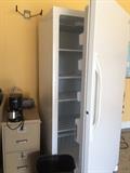 upright freezer, file cabinet