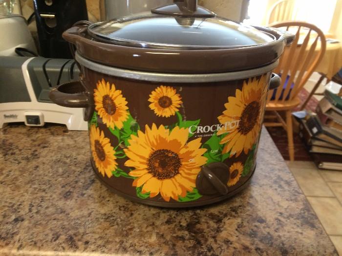sunflower crock pot great for soup this winter