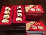Lenox Christmas napkin rings 