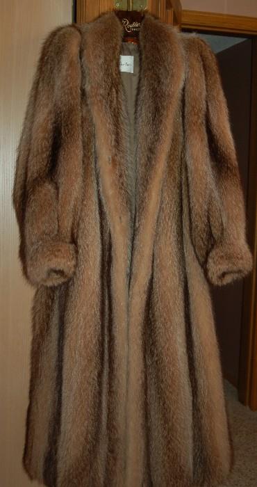Ladies Raccoon Coat