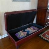 Opens for blanket storage